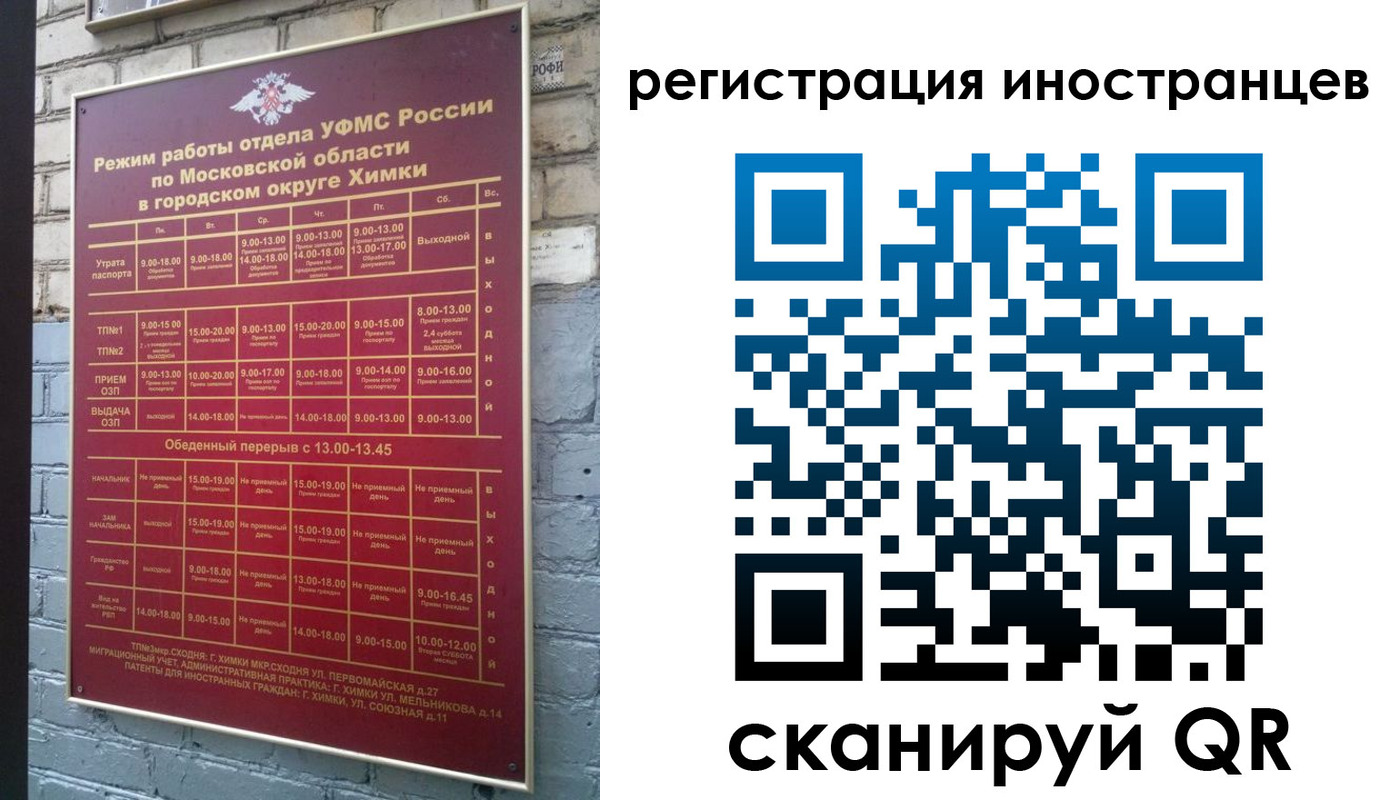 временная регистрация в квартире в Химках